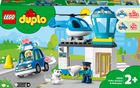 Zestaw klocków LEGO DUPLO Town Posterunek policji i helikopter 40 elementów (10959) - obraz 1