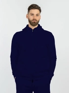 Bluza męska rozpinana streetwear z kapturem Vela Blu V22016N-663 S Granatowa (2000381935036) - obraz 1