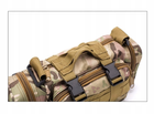 Підсумок сумка валіза Камуфляж із системою кріплення Molle 30 х 8 х 18 см зі зносостійкого водонепроникного поліестеру для кемпінгу походів трекінгу - зображення 8