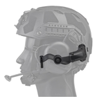 Адаптер кріплення чебурашка на каску шолом для навушників Peltor, Earmor M31/M32, Walker`s, Impact Sport (150500) - зображення 5