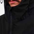 Куртка тактична бушлат зимова для поліції Softshell чорна Ukr Cossacks, р.60 - зображення 6