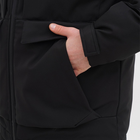 Куртка тактическая бушлат зимняя для полиции Softshell черная Ukr Cossacks, р.48 - изображение 7