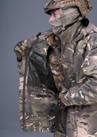 Тактична штурмова куртка UATAC Gen 5.2 M Мультикам FOREST Ліс з флісовою парою - зображення 7