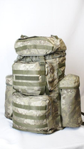Водостійкий Міцний Військовий Тактичний Рюкзак На 90л WolfTrap Мультикам - зображення 7