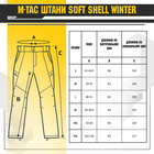 Штани тактичні M-Tac Soft Shell Winter, чорний, L - зображення 6