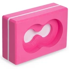 Блок для йоги с отверстием кирпич для йоги Zelart 5163 Pink