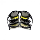 Тактичні окуляри з поляризацією велосипедні спортивні DAISY С5 4 комплекти змінних лінз чохол (ol-4c5) - зображення 6