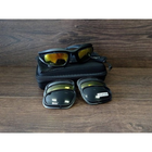 Тактичні окуляри з поляризацією велосипедні спортивні DAISY С5 4 комплекти змінних лінз чохол (ol-4c5) - зображення 7