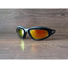 Тактичні окуляри з поляризацією велосипедні спортивні DAISY С5 4 комплекти змінних лінз чохол (ol-4c5) - зображення 9