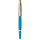 Перова ручка Parker 51 Premium Turquoise GT FP F 56 411