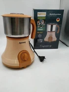 Кофемолка бытовая большая 250 грамм ножевая мощная 1000 Вт Rainberg RB-2207 Коричневая мельница