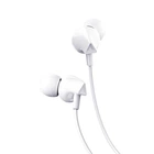 Наушники Hoco M60 Perfect sound universal earphones with mic White