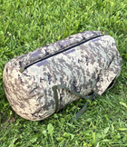 Баул на 120 литров для вещей. Армейский рюкзак сумка военная. Пиксель - изображение 10