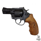 Револьвер под патрон Флобера STALKER 4 мм 2,5 Black (корич. рук.) - изображение 1