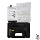 Револьвер під патрон Флобера TROOPER 4,5 Black - зображення 3