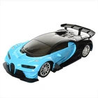 Машинка трансформер с пультом управления Bugatti Robot Car сама трансформируется Size 1:18 Синяя