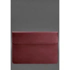 Кожаный чехол-конверт на магнитах для MacBook 15 дюйм Бордовый Crazy Horse 4422523
