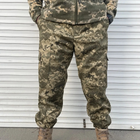 Тактичні штани ЗСУ військові армійські зимові вологостійкі Піксель розмір 50 - зображення 4