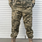 Тактичні штани ЗСУ військові армійські зимові вологостійкі Піксель розмір 52 - зображення 4