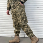 Тактичні штани ЗСУ військові армійські зимові вологостійкі Піксель розмір 56 - зображення 5