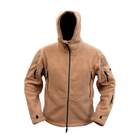 Флісова кофта Recon Hoodie, Kombat Tactical, Coyote, XXXL - зображення 3