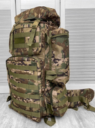 Тактичний великий армійський рюкзак 100+10 літрів мультикам - изображение 2
