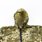 Дощовик плащ із капюшоном (плащ-куртка) тактичний + чохол OSPORT (ty-0030) Піксель - зображення 4