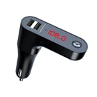 FM-трансмітер модулятор WUW C152 (2USB 2.4A) Чорний