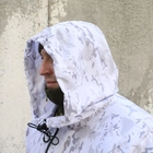 Тактичний зимовий маскувальний костюм. Маскхалат білий. Камуфляжний костюм "Multicam Alpine". Розмір 48-60 - зображення 9