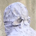 Тактичний зимовий маскувальний костюм. Маскхалат білий. Камуфляжний костюм "Multicam Alpine". Розмір 48-60 - зображення 10