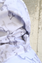 Тактичний зимовий маскувальний костюм. Маскхалат білий. Камуфляжний костюм "Multicam Alpine". Розмір 48-60 - зображення 12