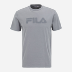 T-shirt męski basic Fila FAM0279-80027 M Szary (4064556366016) - obraz 4