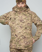 Женская военная форма. Штурмовые штаны + куртка UATAC Gen 5.2 (XL) Мультикам STEPPE (Степь) - изображение 11