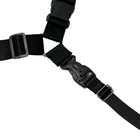 Ремінь одноточковий з м'яким плечем, 40 мм, Nylon, Black, One size - зображення 4