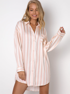Нічна сорочка Aruelle Brie nightdress S Рожевий/Білий (5904541437057) - зображення 1