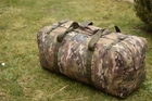 Тактична сумка баул US 120 л велика військова армійська колір мультикам для речей для ЗСУ - зображення 6