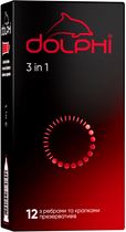 Презервативы Dolphi 3 in 1 12 шт (4820144770890)