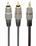 Кабель передачі аудіо Cablexpert 3.5 (M) - > 2 RCA (M) 2.5m (CCA-352-2.5M)