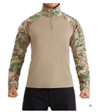 Тактические боевая военная рубашка Убакс ВСУ мультикам, армейская рубашка для военных UBACS Multicam р.S - изображение 1
