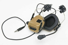 Активні навушники із гарнітурою Earmor M32H MOD 3 koy для шолома fast - зображення 1