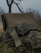 Баул 100 літрів військовий ЗСУ тактичний армійський сумка рюкзак 74*40*34 см похідний Оліва/ Хакі - зображення 1