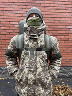 Сумка рюкзак баул олива/пиксель 120 литров военный тактический баул, баул армейский ЗСУ APR-4 - изображение 7