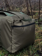 Баул 100 літрів армійський військовий ЗСУ тактичний сумка рюкзак 74*40*34 см похідний Оліва/ Хакі - зображення 6