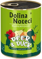 Влажный корм Dolina Noteci Superfood с мясом оленя и утки