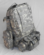 Тактичний рюкзак з підсумками на 55 літрів RVL B08 піксель Камуфляж - зображення 4