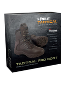 Черевики військові тактичні шкіряні Kombat UK ЗСУ (ВСУ) Tactical Pro Boots All Leather 40 коричневий (OPT-41091) - зображення 4