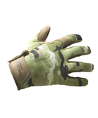 Тактические перчатки KOMBAT UK защитные перчатки XL мультикам (OPT-8881) - изображение 1