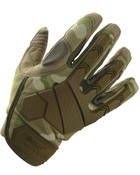 Рукавиці тактичні військові польові рукавички тактичні KOMBAT UK Fingerless Tactical Gloves XL мультікам (OPT-11461) - зображення 1