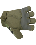 Тактические перчатки KOMBAT UK защитные перчатки без пальцев XL мультикам (OPT-10921) - изображение 2