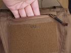 Сумка панель-рюкзак на спину AVS для плитоноски на ZIP и MOLLE Emerson Койот (EM8348CB) - изображение 6